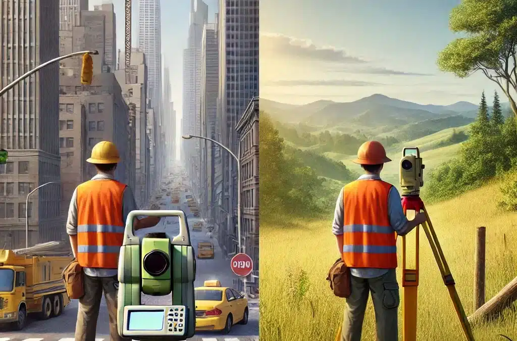 Topografía urbana vs rural: diferencias clave para 2025