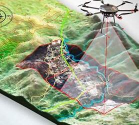 La fotogrametría con drones complementa la topografía tradicional