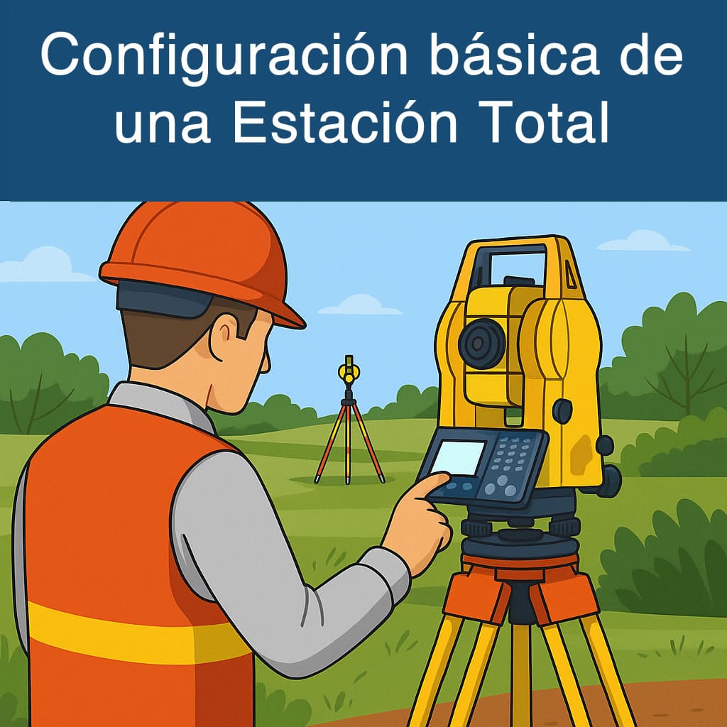 Configuracion basica estacion total