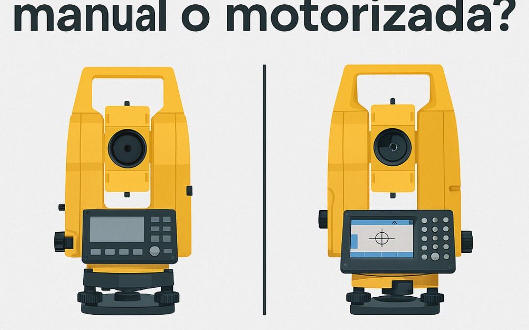 ¿Estación total manual o motorizada? Guía para elegir