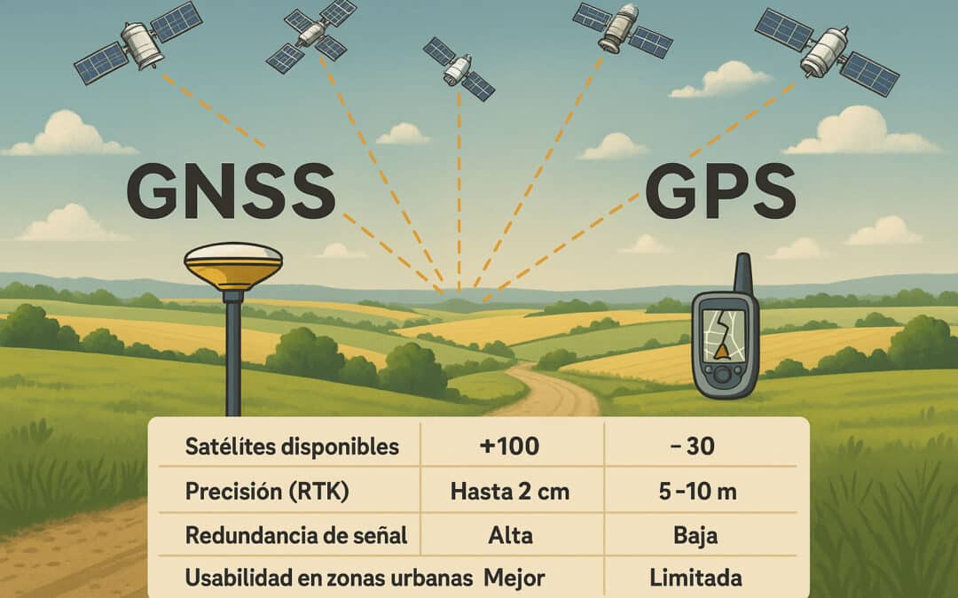 GNSS vs. GPS: diferencias clave y cuándo usar cada uno