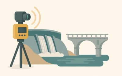 Monitoreo de deformaciones en presas y puentes con LiDAR