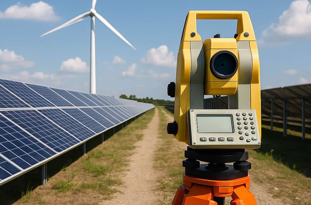 Topografía en energías renovables: retos y soluciones