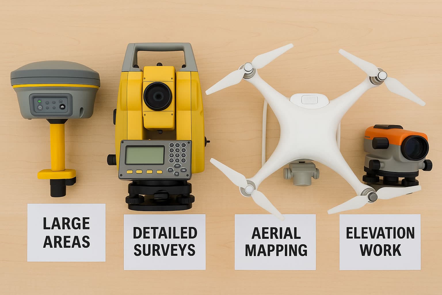 equipo topográfico ideal