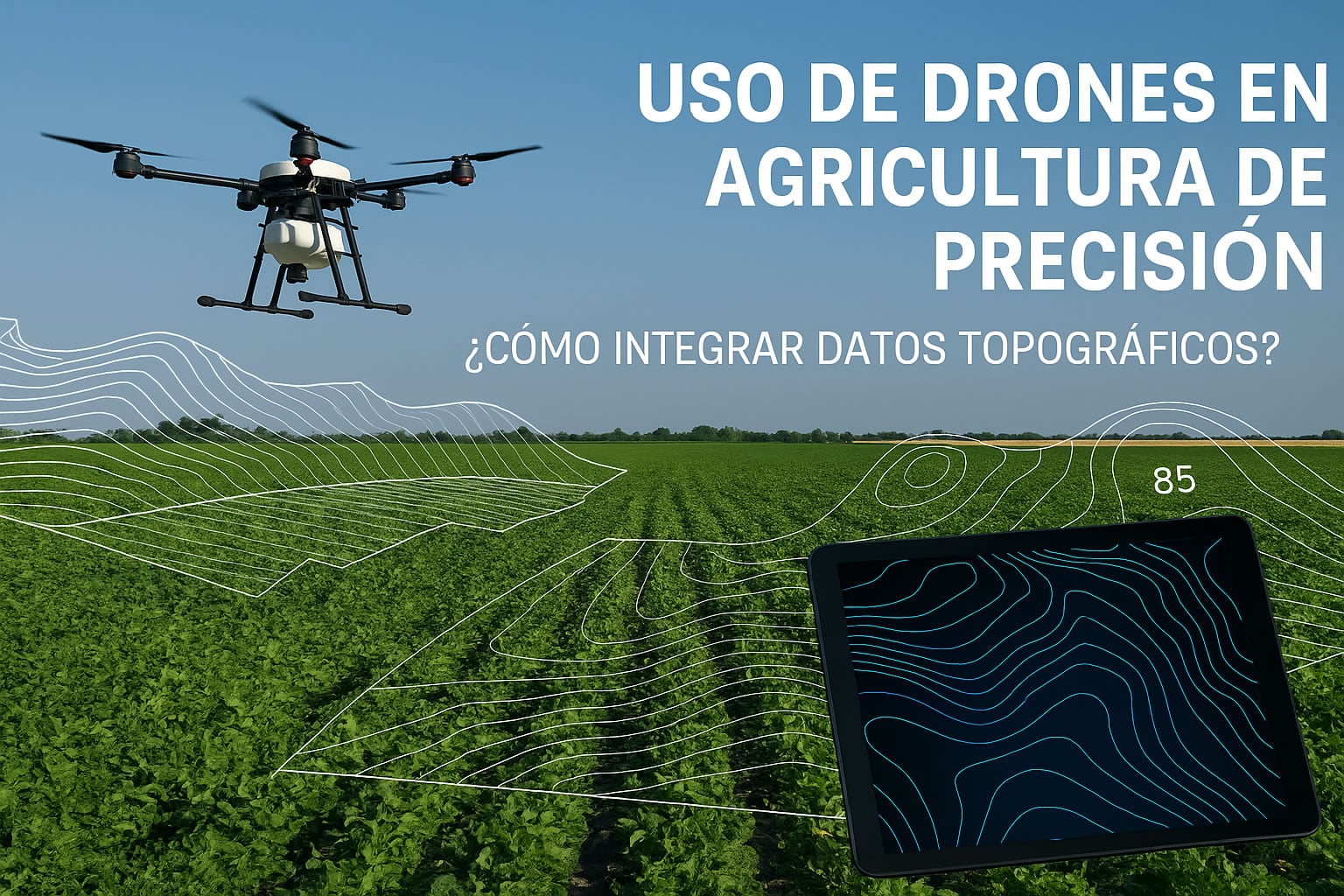 uso de drones en agricultura de precisión