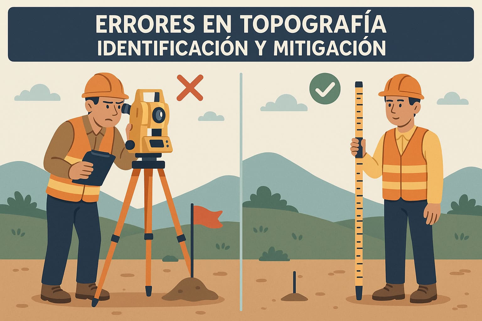 Errores en topografía