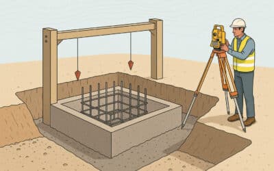 Control de cimentaciones con puentes de referencia
