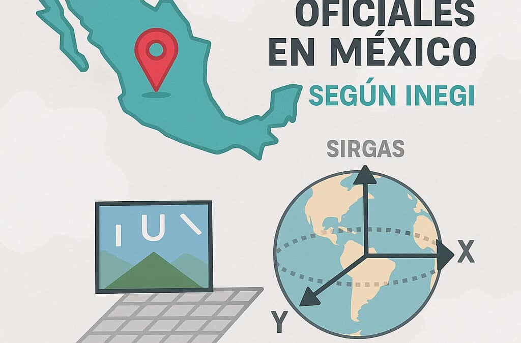 Coordenadas oficiales en México según el INEGI