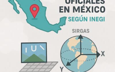 Coordenadas oficiales en México según el INEGI