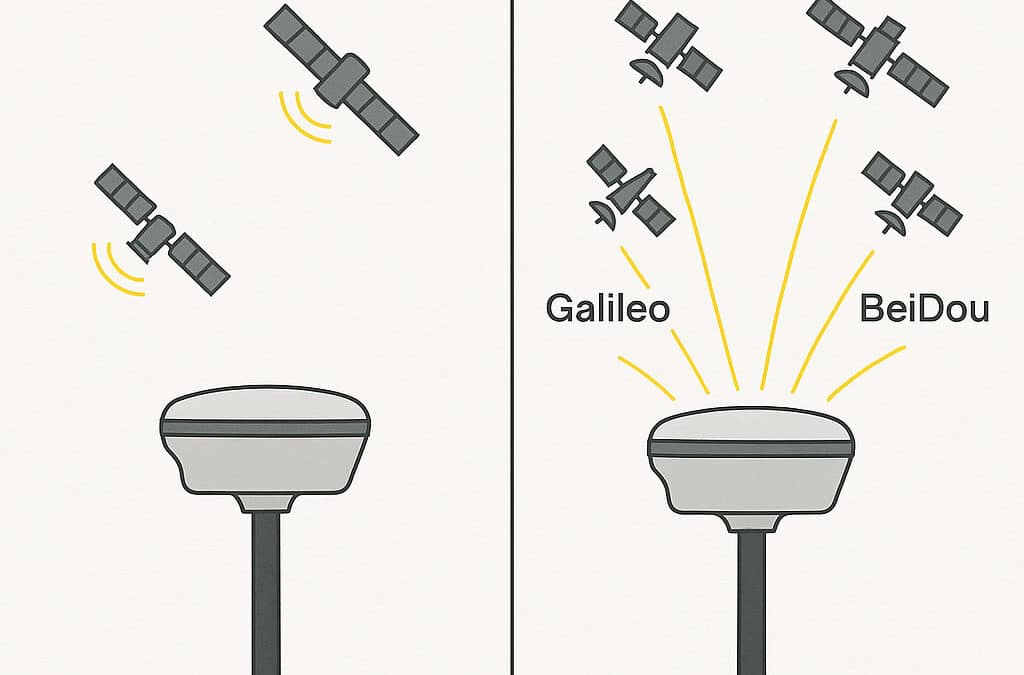 GNSS doble frecuencia y multiconstelación – Diferencias, beneficios y casos prácticos