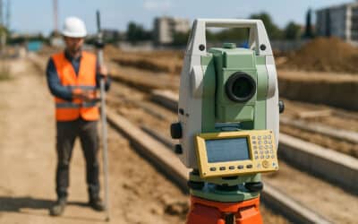 Localiza un proyecto con estación total paso a paso