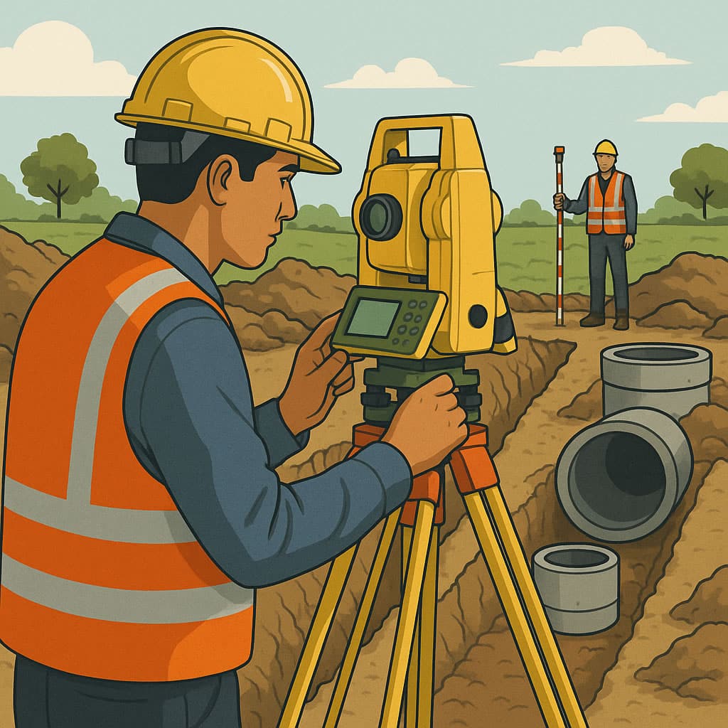 Topografía para alcantarillado