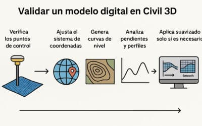 Validar un modelo digital en Civil 3D: 5 pasos clave