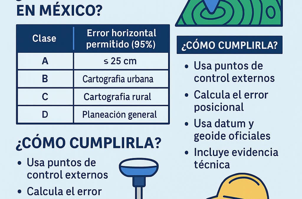 Exactitud posicional según normas mexicanas: cómo cumplirla