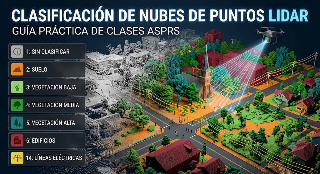 Clasificación de nubes de puntos LiDAR