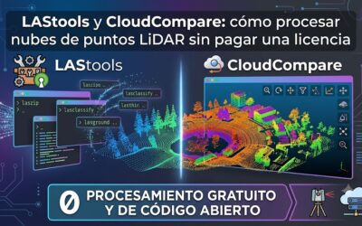 LAStools y CloudCompare: cómo procesar nubes de puntos LiDAR sin pagar una licencia