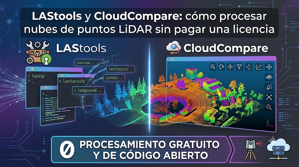 LAStools CloudCompare nubes de puntos LAStools CloudCompare nubes de puntos