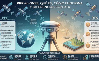 PPP en GNSS: qué es, cómo funciona y diferencias con RTK