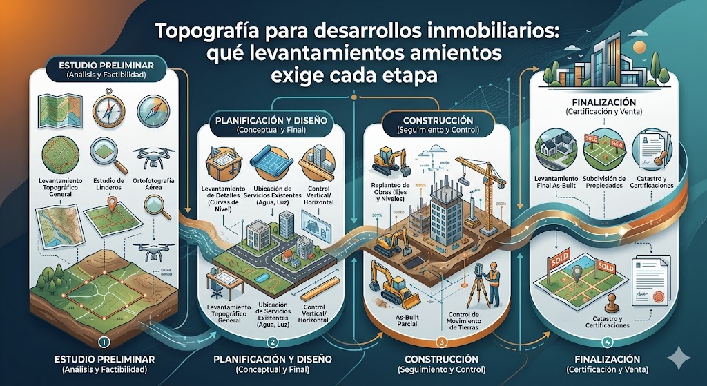 Topografía para desarrollos inmobiliarios