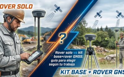 Rover solo vs kit base+rover GNSS: guía para elegir según tu trabajo