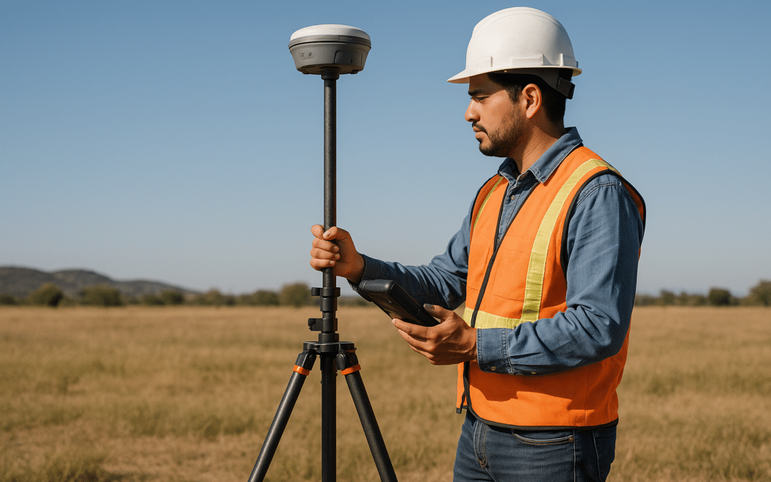 Levantamiento topográfico con GNSS RTK: flujo de trabajo completo de campo a entrega