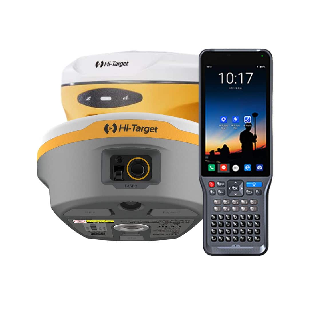 Kit GNSS V500 Base + V600L Laser RTK Rover con Controladora iHand55