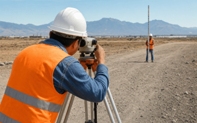 Calibrar nivel topográfico: prueba de las dos estacas paso a paso